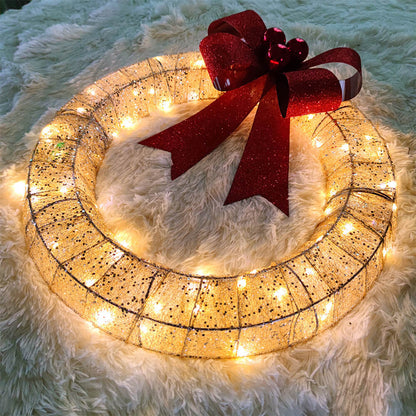 lusailstore - luminous metal garland decor