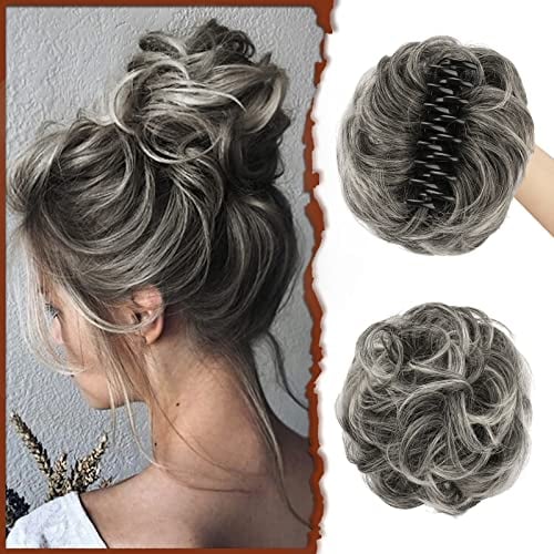 lusailstore-Claw Clip Messy Bun Hair Piece