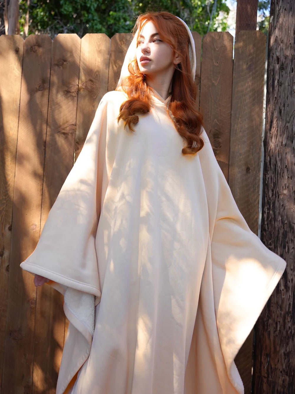 lusailstore - Stylish loose-fitting hooded cape