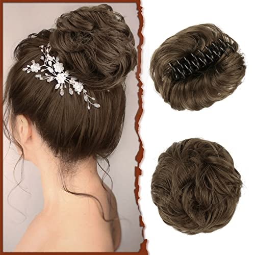 lusailstore-Claw Clip Messy Bun Hair Piece