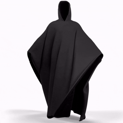 lusailstore - Stylish loose-fitting hooded cape