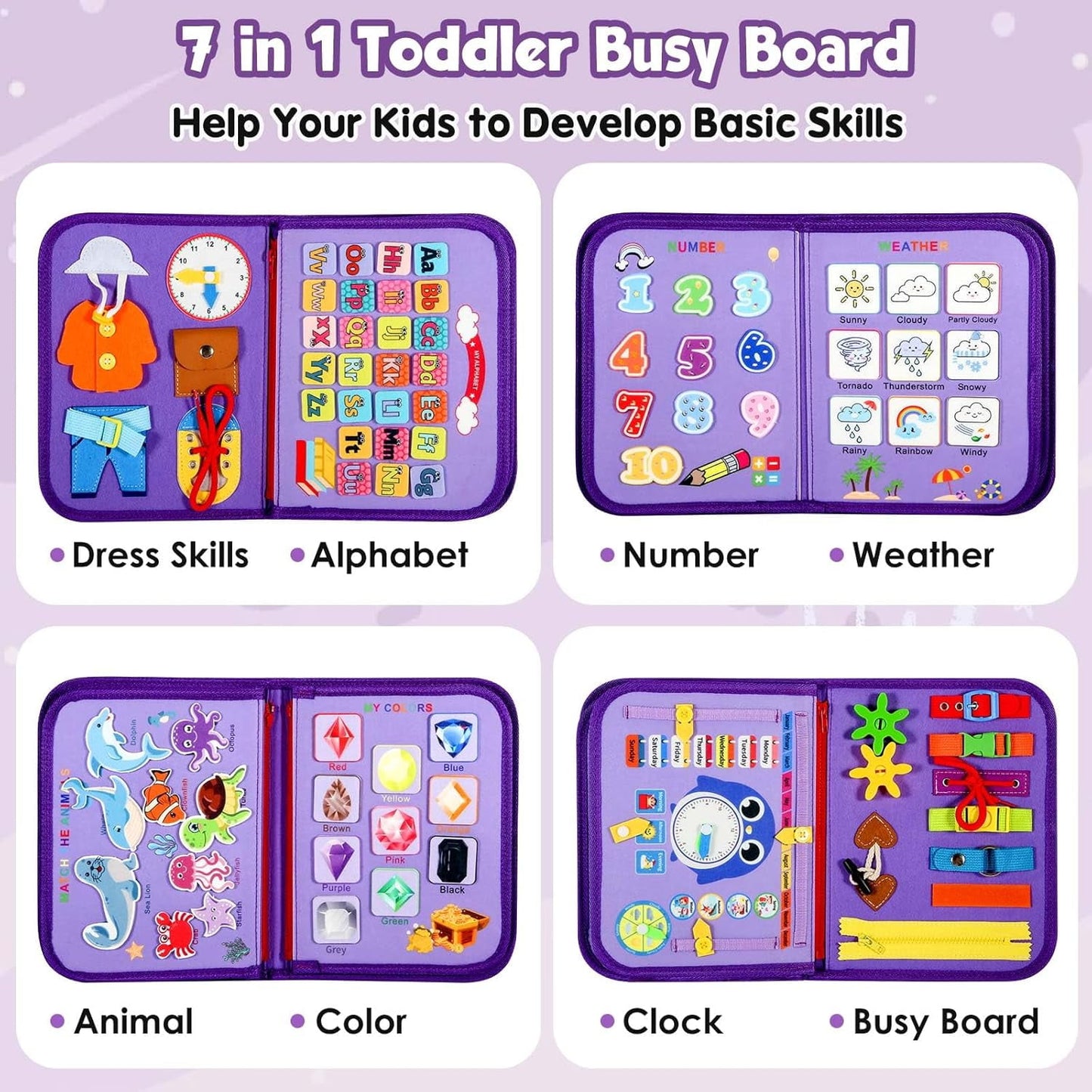 lusailstore -  felt learning board busy board