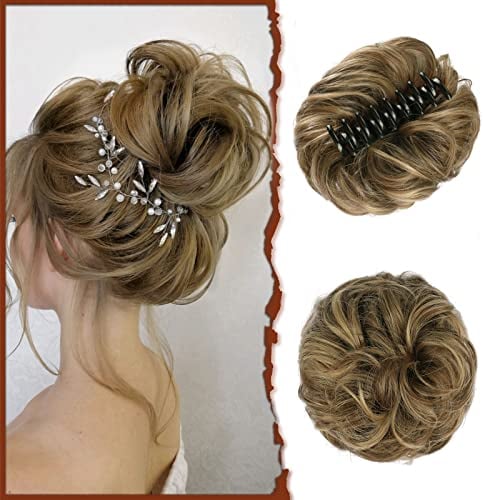 lusailstore-Claw Clip Messy Bun Hair Piece