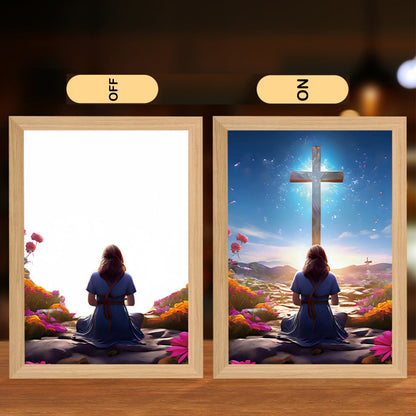lusailstore - 4D LED Painted Jesus Night Light
