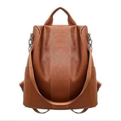 lusailstore - Limited Leather Ladies Anti-theft Backpack