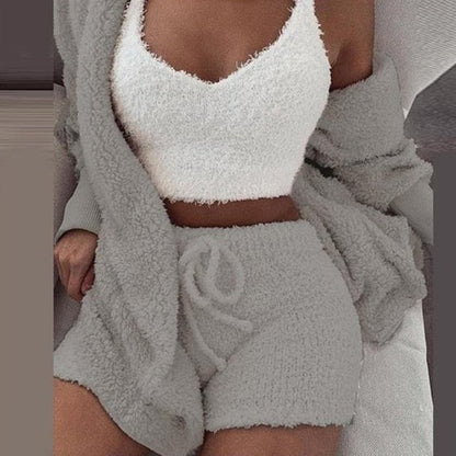 lusailstore - Winter Plush Home Casual Wear