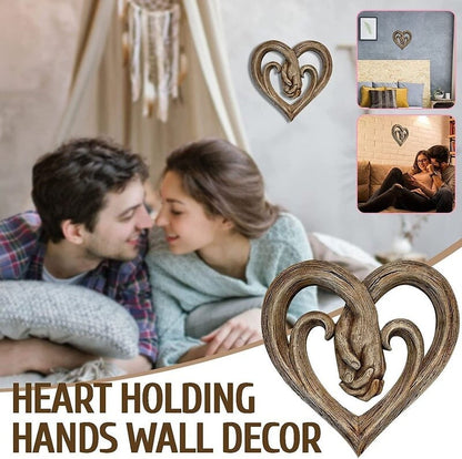 lusailstore - heart-shaped hand in hand wall decorations