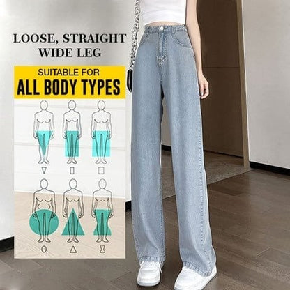 lusailstore - Wide Leg Jeans For Women