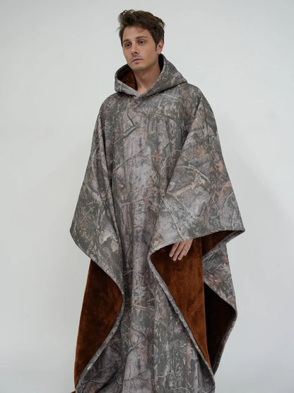 lusailstore - Stylish loose-fitting hooded cape