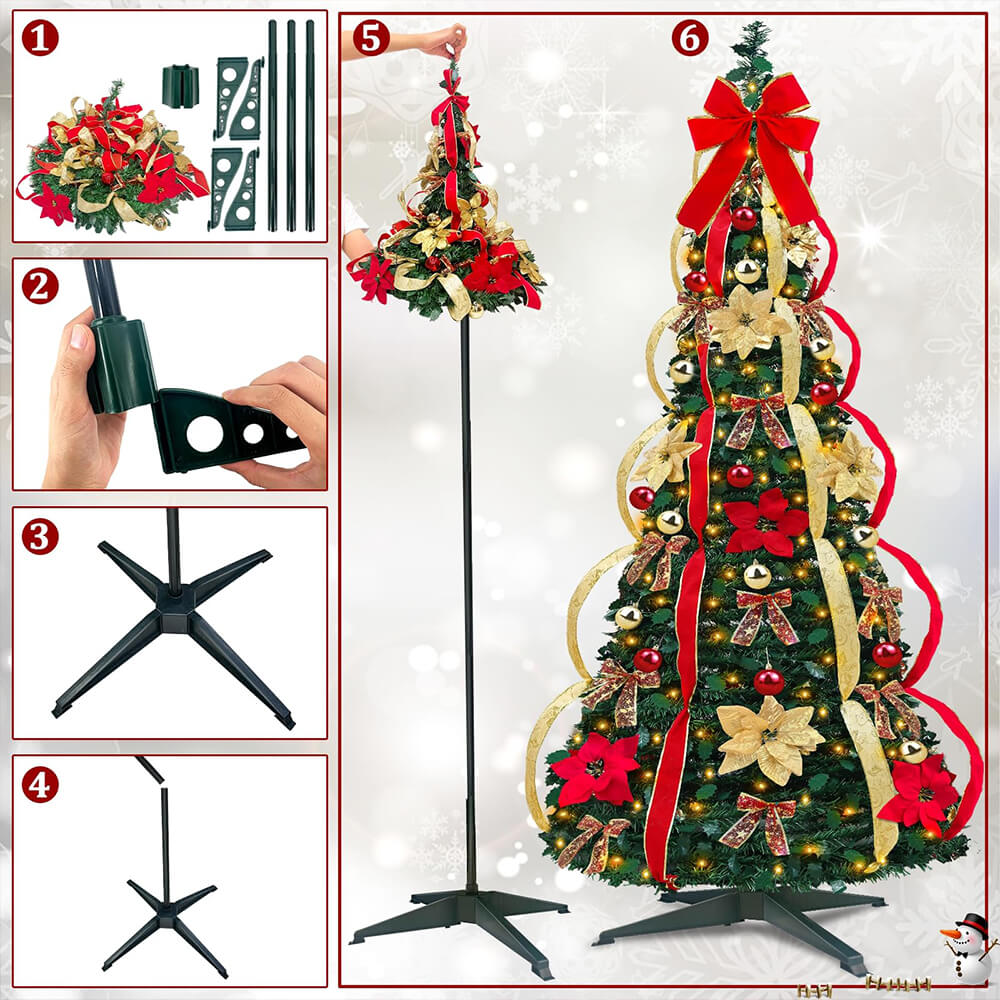 lusailstore - Folding Christmas tree decoration