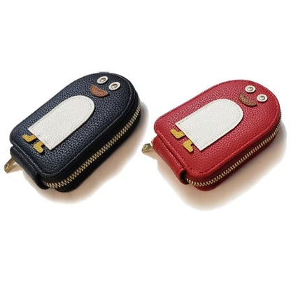 lusailstore - Cute Penguins PU Credit Card Coin Wallet