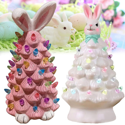 lusailstore - pink bunny christmas tree