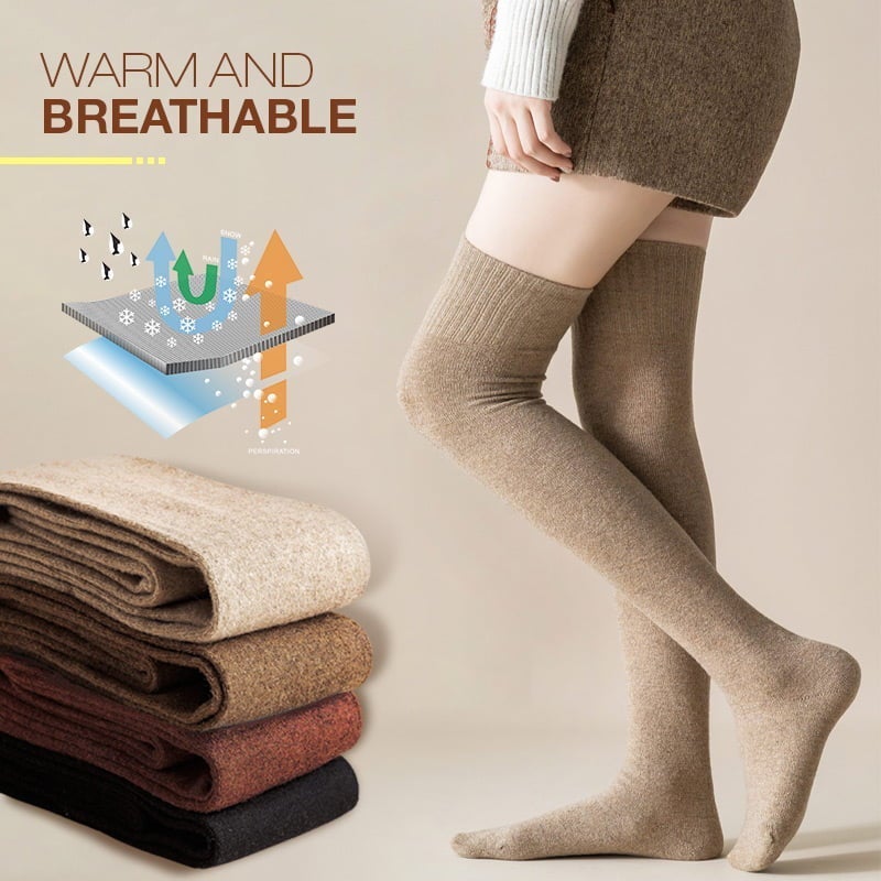 lusailstore-Plush Thickened Medium Tube Warm Women's Socks