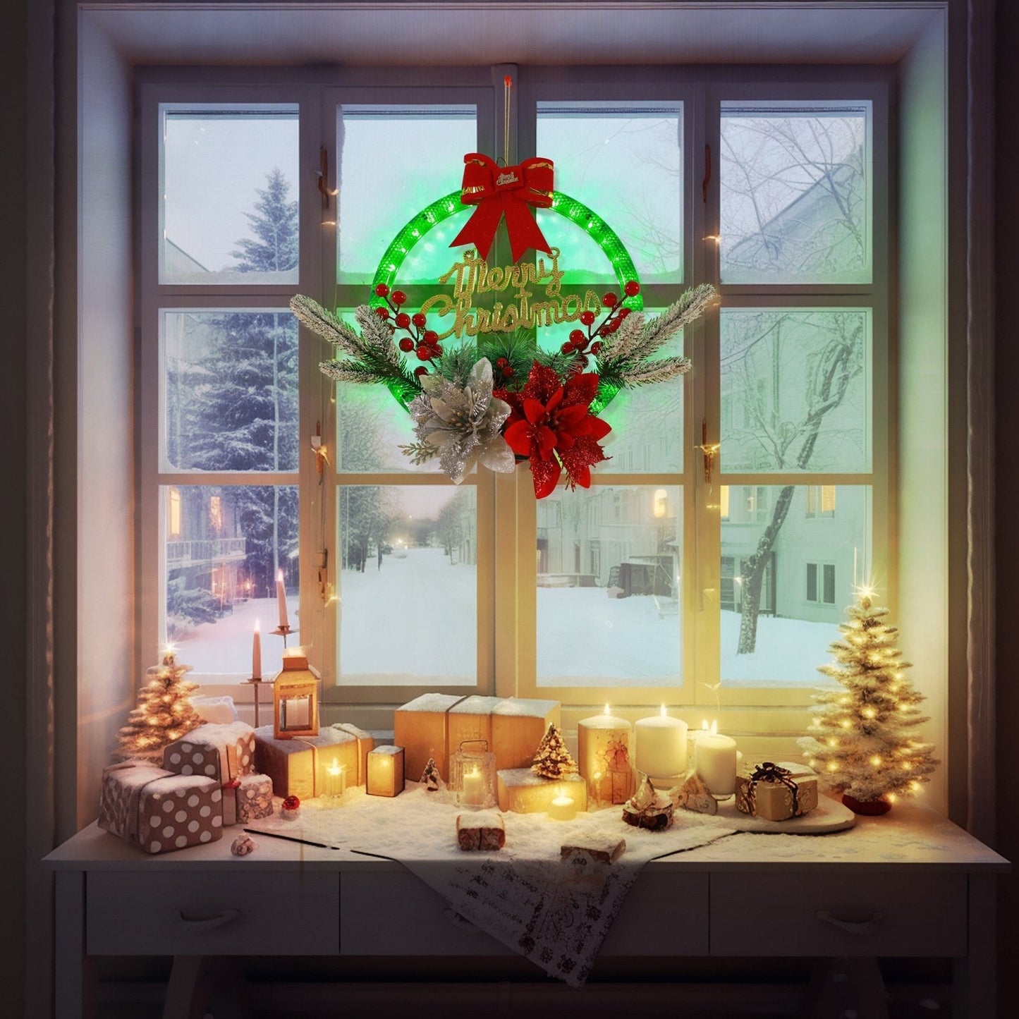 lusailstore - led light wreaths