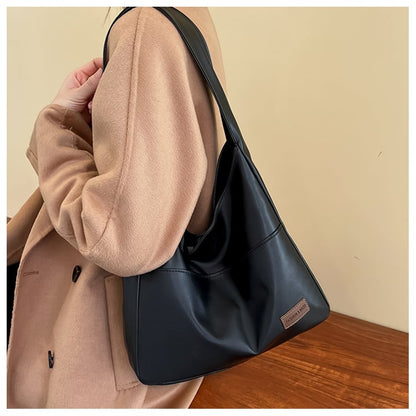 lusailstore - Simple PU leather tote bag