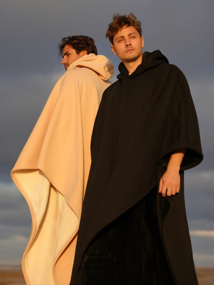 lusailstore - Stylish loose-fitting hooded cape