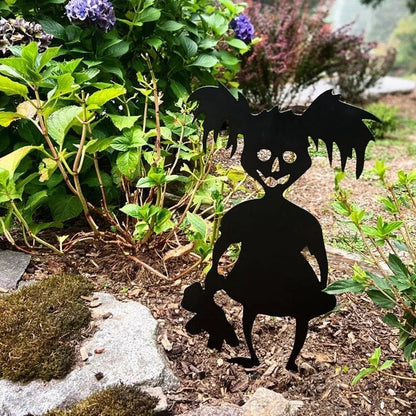 lusailstore- Halloween Yard Decor Metal  Art