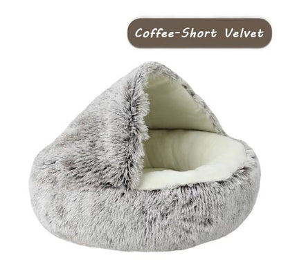 lusailstore - pet bed round plush