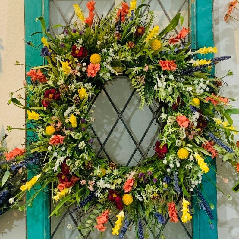 lusailstore - Texas Wildflower Wreath