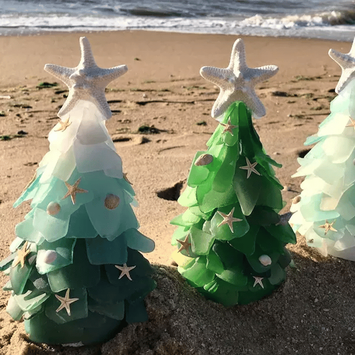 lusailstore- Sea Glass Christmas Tree