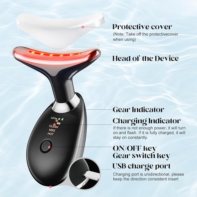 lusailstore-3 in 1 New Neck and Facial Beauty Massager