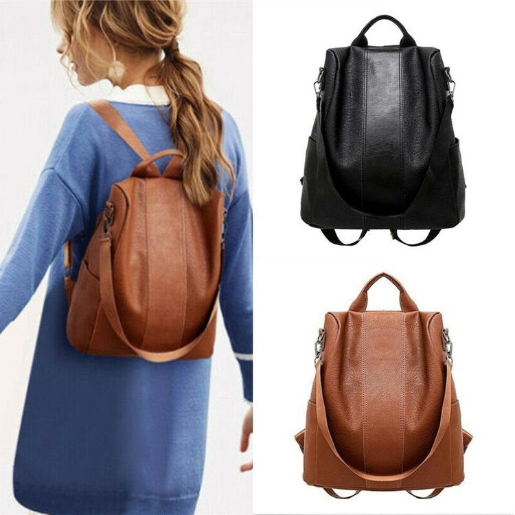 lusailstore - Limited Leather Ladies Anti-theft Backpack