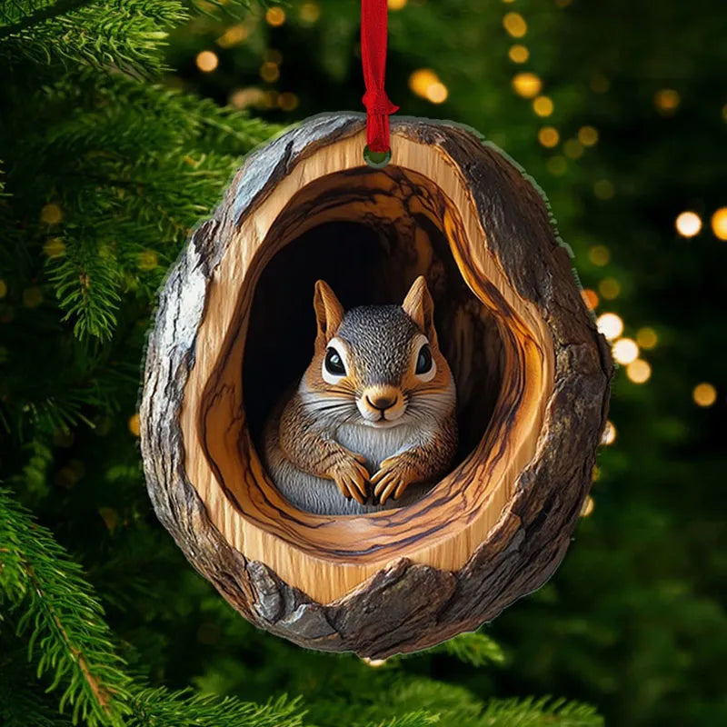 lusailstore - forest animal christmas tree decorations