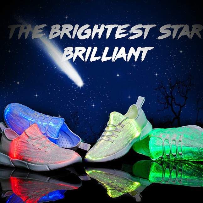 lusailstore - New LED Fiber Optic Bar Shoes