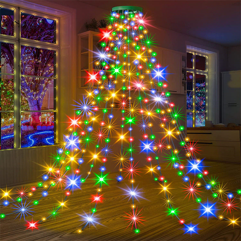 lusailstore - waterfall led christmas tree lights