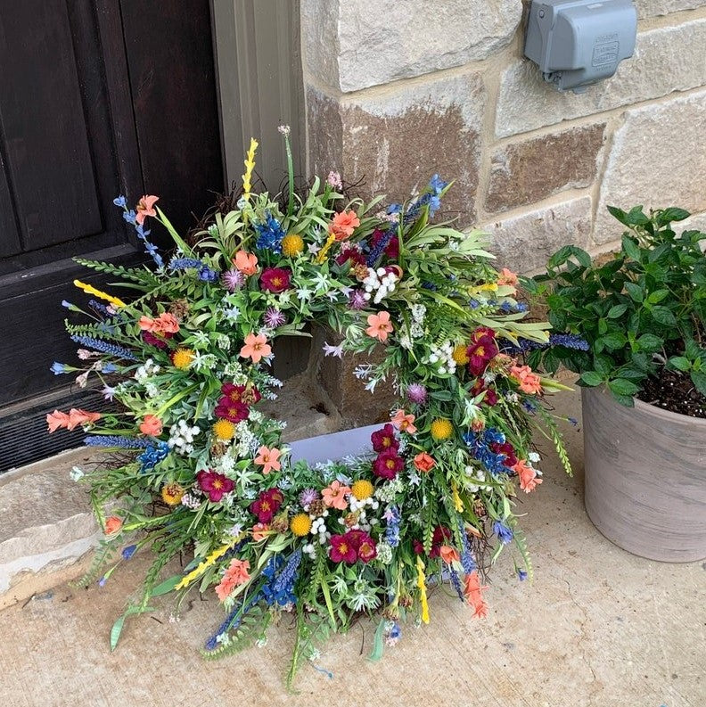 lusailstore - Texas Wildflower Wreath