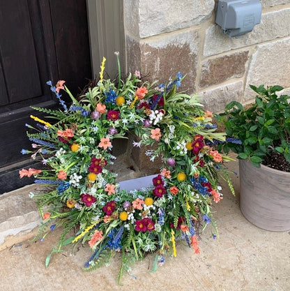 lusailstore - Texas Wildflower Wreath