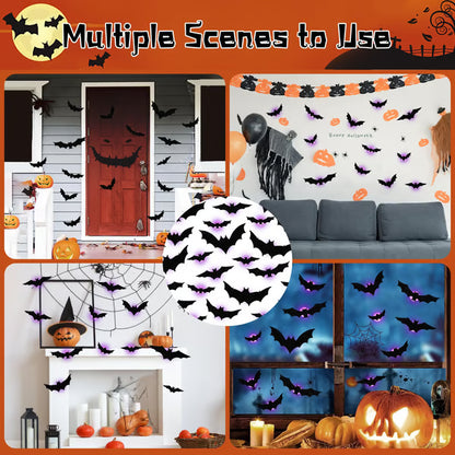 lusailstore - 3D Bat Light Decoration Set
