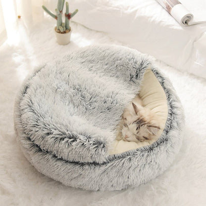 lusailstore - pet bed round plush