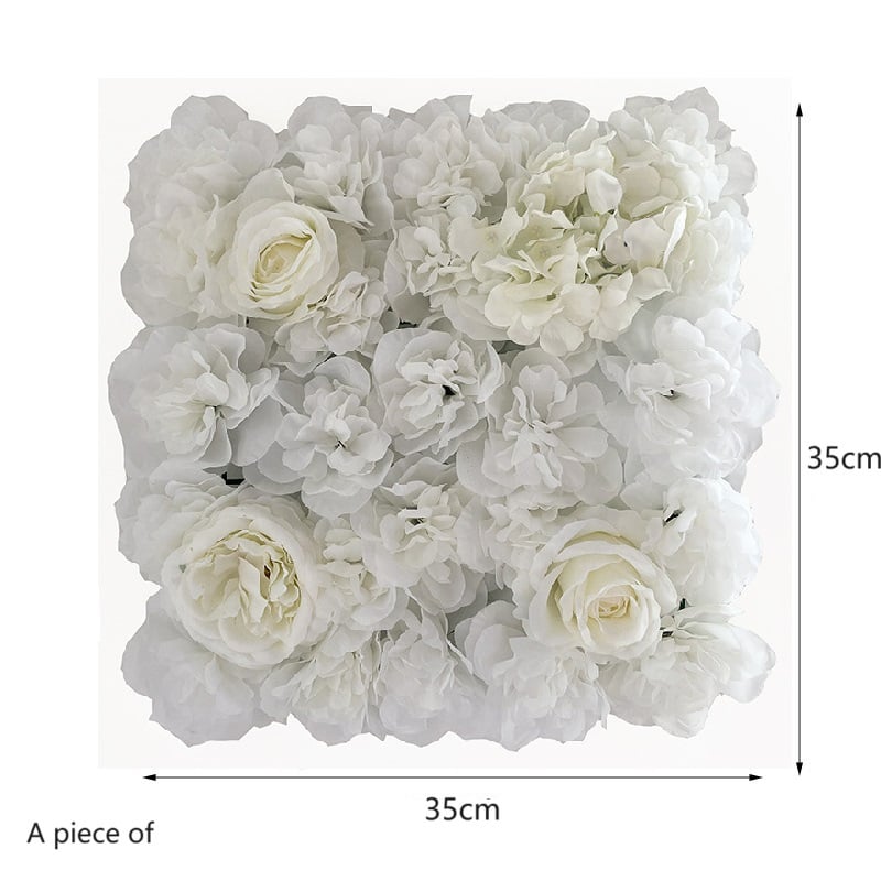 lusailstore - handmade roll-up fabric flower wall