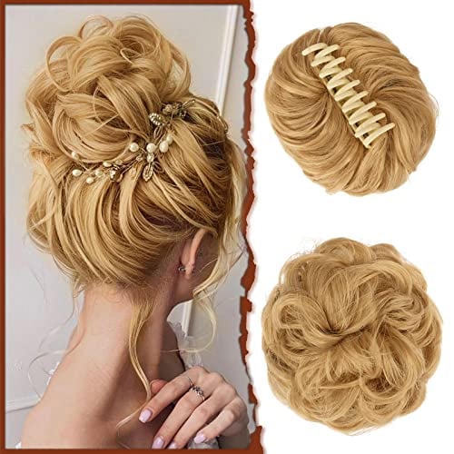 lusailstore-Claw Clip Messy Bun Hair Piece