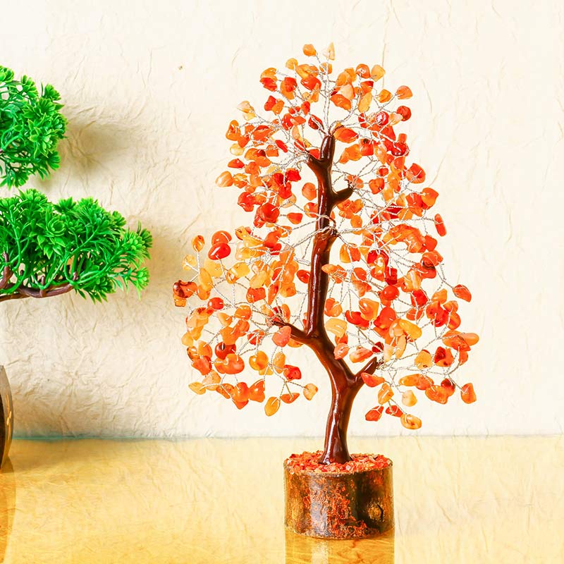 Red Onyx Crystal Tree