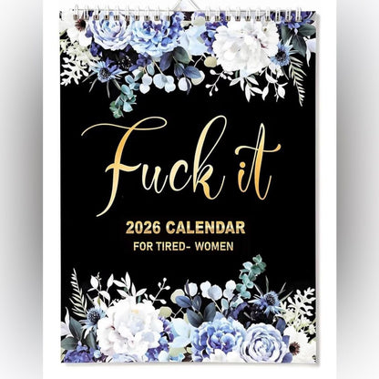 lusailstore  - 2026 Swear Calendar for Tired-Ass Women