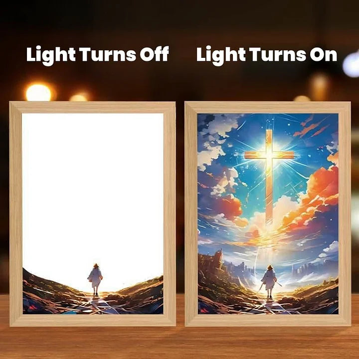 lusailstore - 4D LED Painted Jesus Night Light