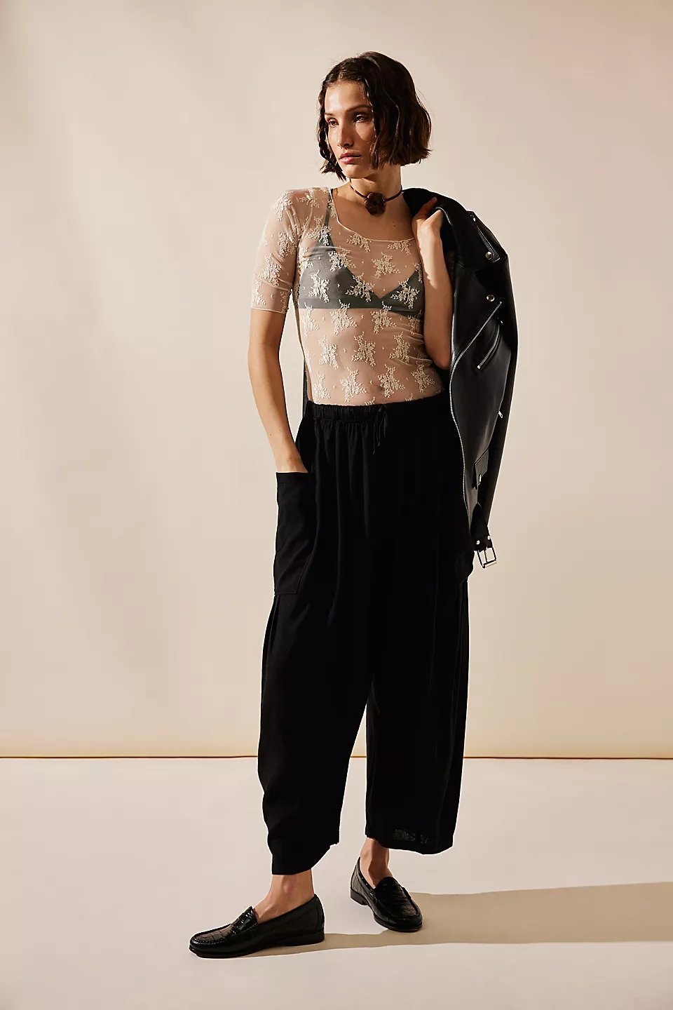lusailstore -pockets summer harem pants