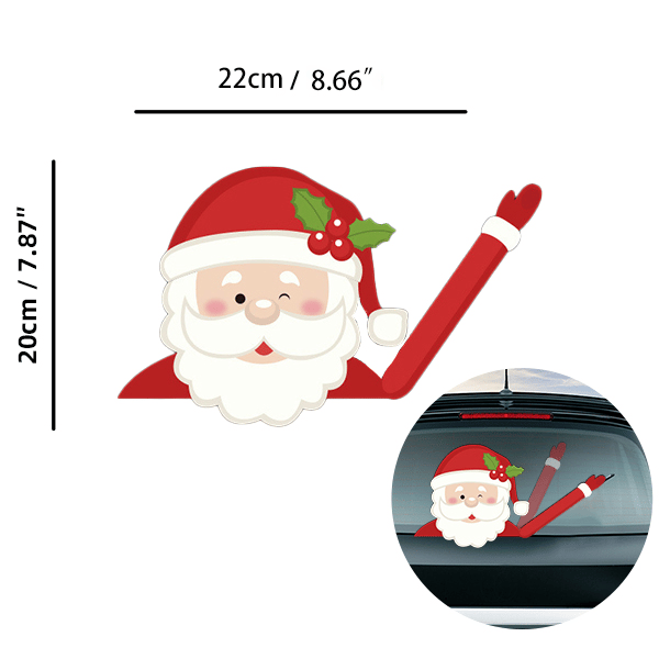 lusailstore - Christmas car wiper sticker