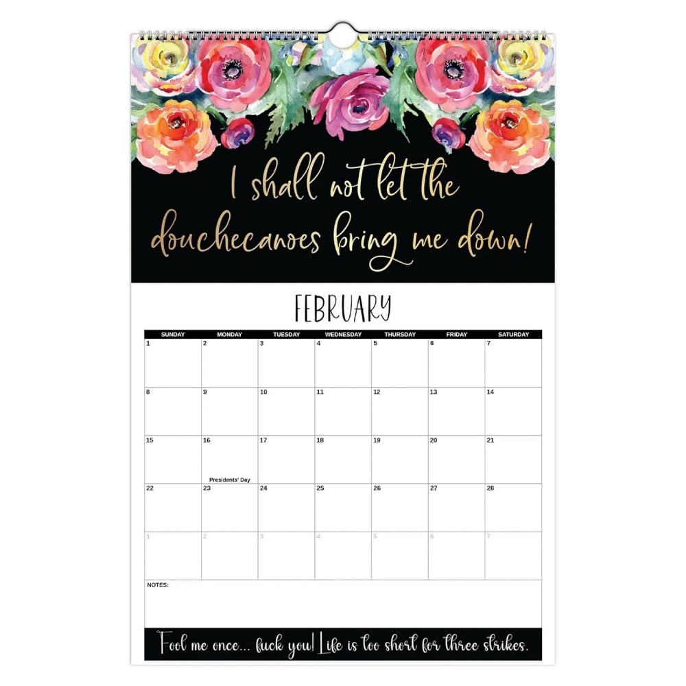 Here We F*cking Go Again: 2026 Swear Calendar for Tired-Ass Women