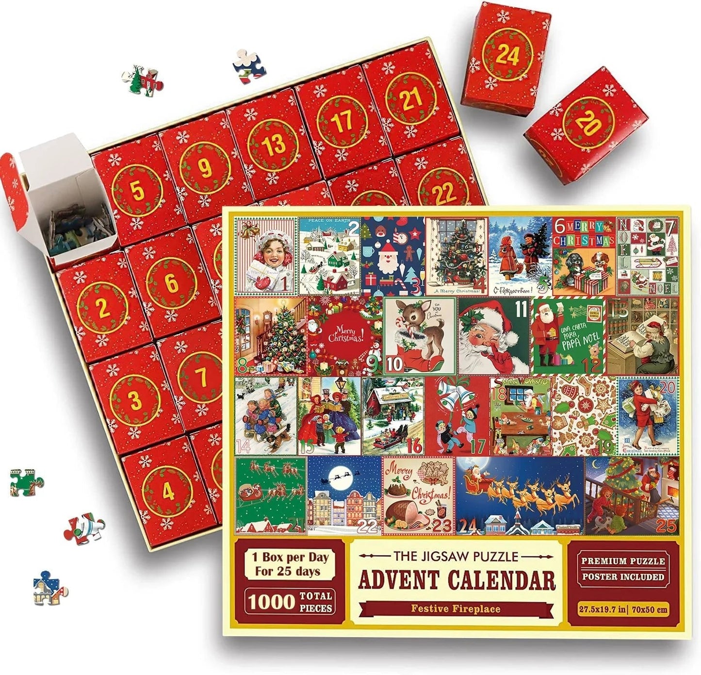 lusailstore-Christmas Advent Calendar Puzzle