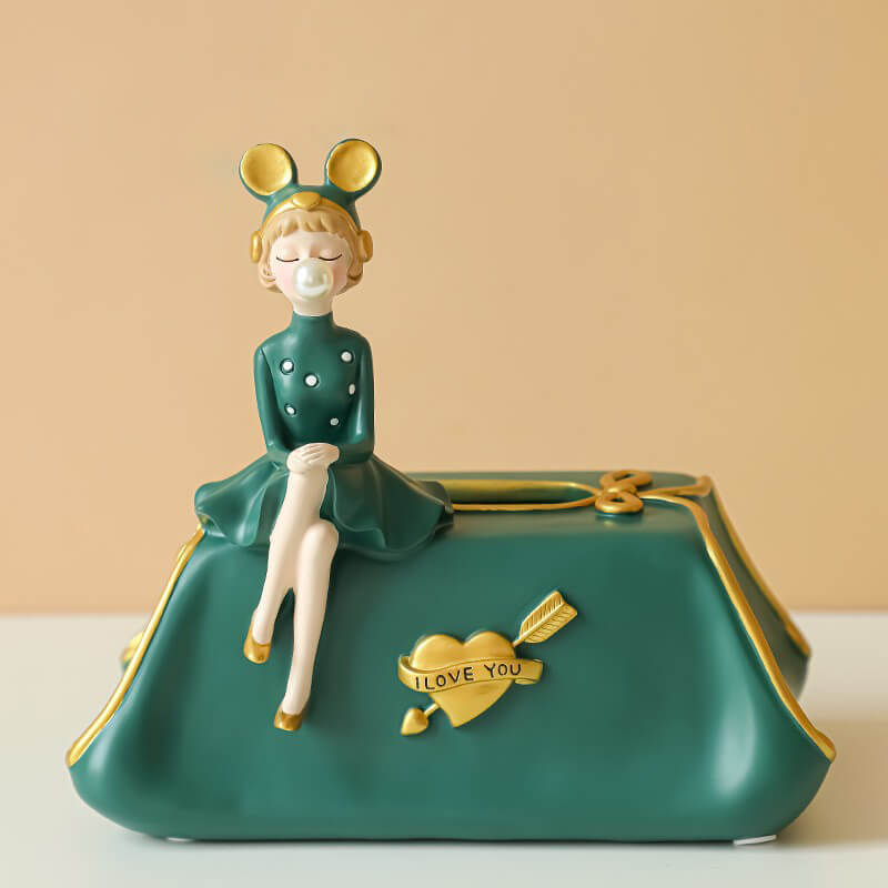 lusailstore - Elegant Bubble Girl Tissue Box