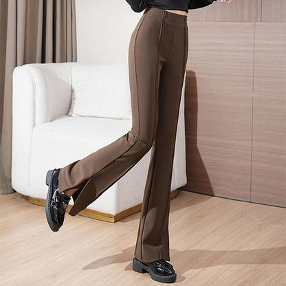 lusailstore-Women's High Waist Stretchy Flared Pants