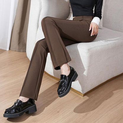 lusailstore-Women's High Waist Stretchy Flared Pants