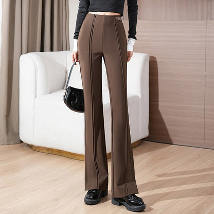 lusailstore-Women's High Waist Stretchy Flared Pants