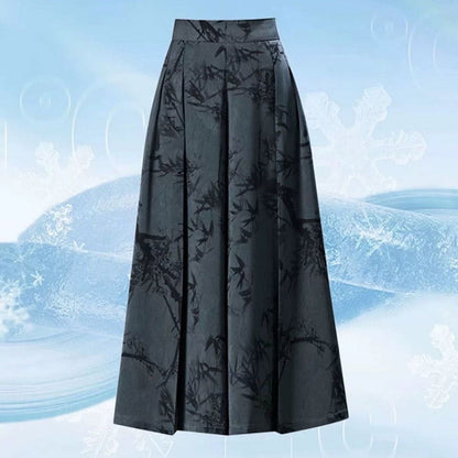 lusailstore - Women’s  Elegant Chiffon Wide Leg Culottes