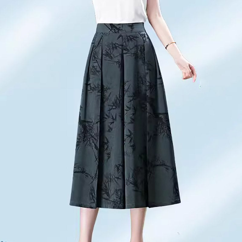 lusailstore - Women’s  Elegant Chiffon Wide Leg Culottes