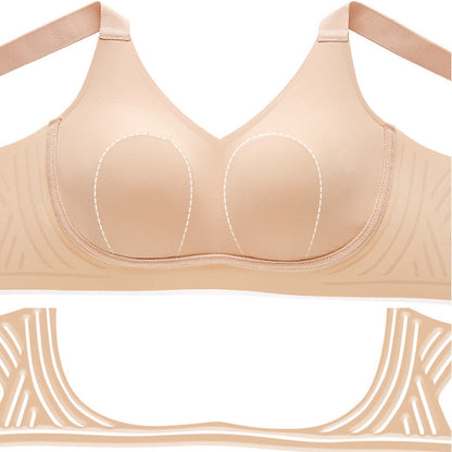 lusailstore-Wire-Free Non-Marking Skin-Friendly Push-Up Bra